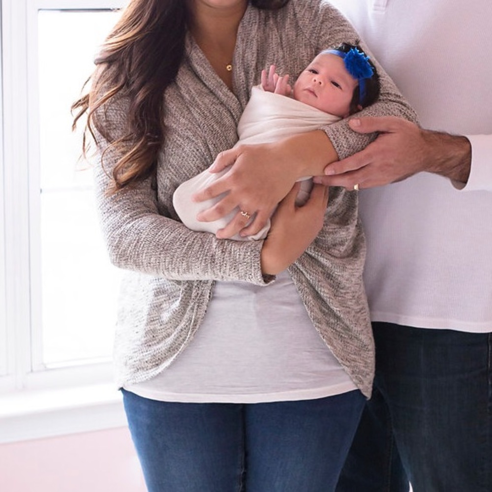 Marbled Nursing Sweater